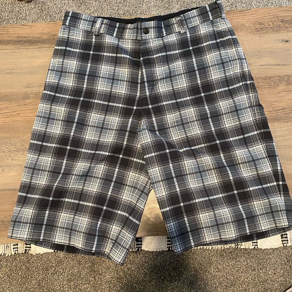 Nike Plaid Golf Shorts